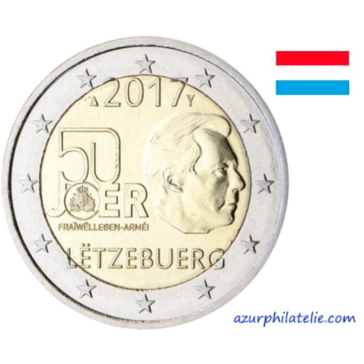 Luxembourg - 2017 - 50ème anniversaire du volontariat de l'armée luxembourgeoise