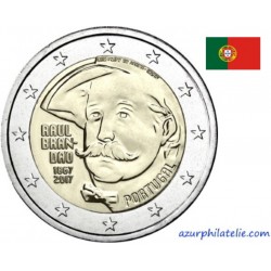 Euros - Portugal - 2017 - 150ème anniversaire de la naissance de Raoul Brandão