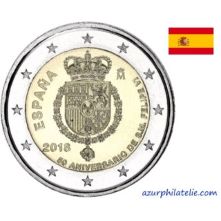 Espagne - 2018 - 50e anniversaire du roi Philip VI