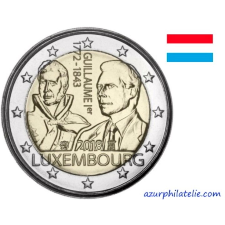 Luxembourg - 2018 - 175 ans de la mort du grand-duc Guillaume Ier