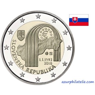 Slovaquie - 2018 - 25 ans de la création de la République slovaque