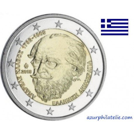 Grèce - 2019 - 150 ans de la mort d'Andreas Kalvos