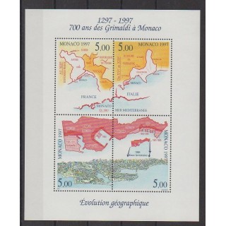 Acheter ce bloc-feuillet de Monaco de l'année 1997 (No BF76).