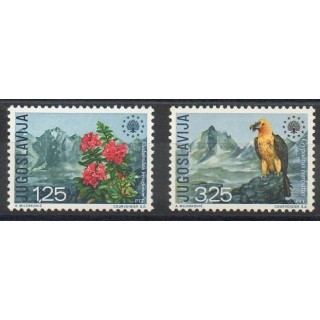 Timbres - Thème environnement - Yougoslavie - 1970- No 1291/1292