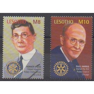 Buy this set of stamps of Lesotho of the year 2002 (Nb 1742/1743).