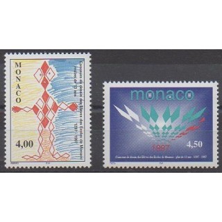Buy this set of stamps of Monaco of the year 1997 (Nb 2140/2141).