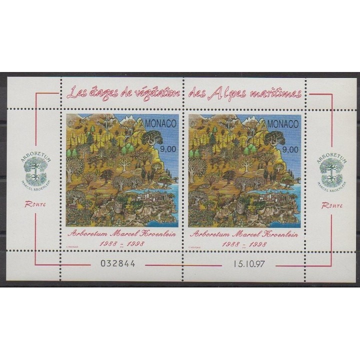 Buy this souvenir sheet  of Monaco of the year 1997 (Nb F2134).