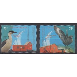 Argentina - 2001 - Nb 2232/2233 - Polar - Birds