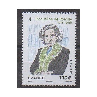 Acheter ce timbre de France de l'année 2020 (Jacqueline de Romilly).