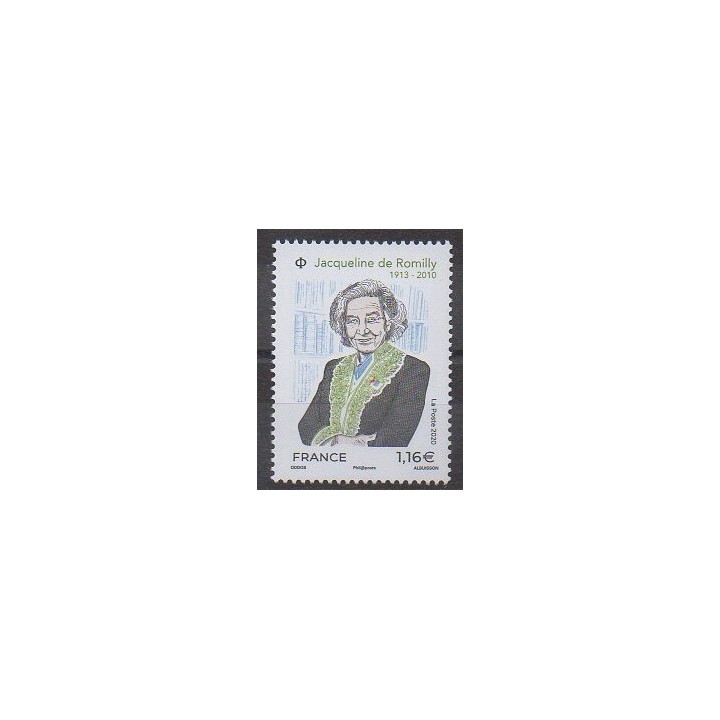 Buy this stamp of France of the year 2020 (Jacqueline de Romilly).