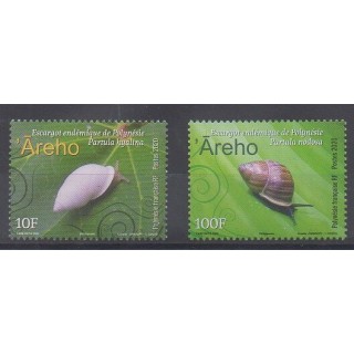Acheter ce timbre de Polynésie de l'année 2020 (Escargots).