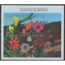Lesotho - 2000 - Nb 1604/1609 - Flowers