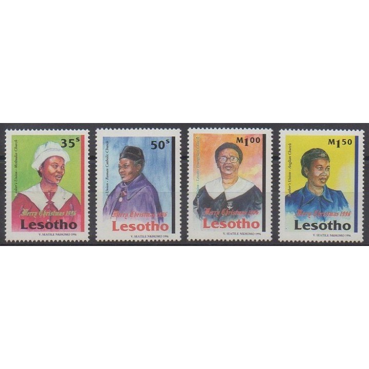 Buy this set of stamps of Lesotho of the year 1996 (Nb 1120/1123).