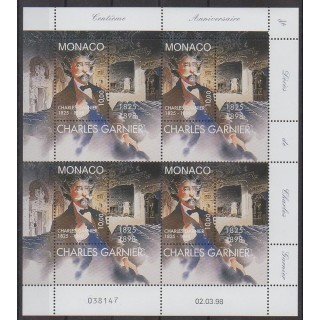 Buy this souvenir sheet  of Monaco of the year 1998 (Nb F2156).
