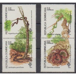Acheter cette série de timbres de la République Dominicaine  de l'année 1994 (No 1159/1162).
