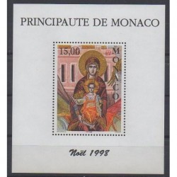 Monaco - Blocks and sheets - 1998 - Nb BF79 - Christmas