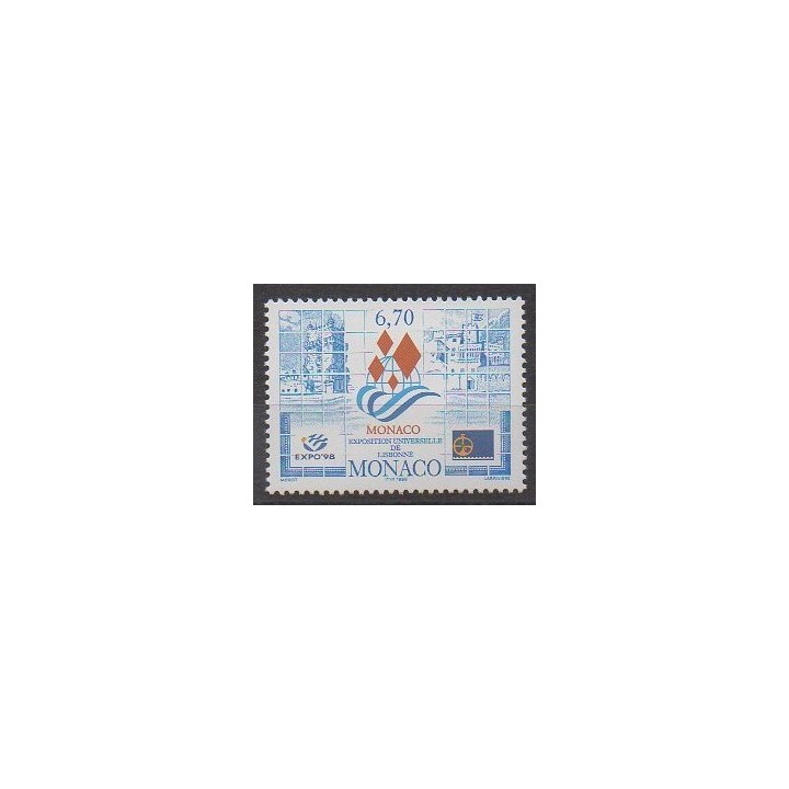 Acheter ce timbre de Monaco de l'année 1998 (No 2172).