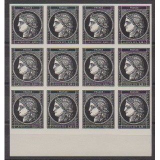 Buy this stamp of France of the year 2019 (Nb 5305A bloc de 12 timbres).
