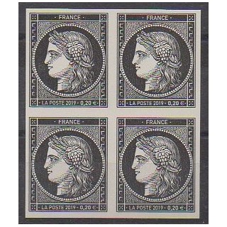 Acheter ce timbre de France de l'année 2019 (No 5305A bloc de 4).