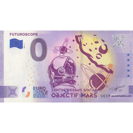 Euro banknote memory - 86 - Futuroscope - 2020-5 - Anniversary