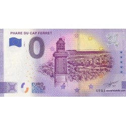 Euro banknote memory - 33 - Phare du Cap Ferret - 2020-1 - Anniversary