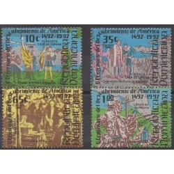 Dominicaine (République) - 1984 - No 937/940 - Christophe Colomb