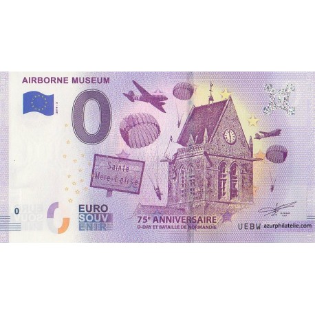 Euro banknote memory - 50 - Airborne Museum - 2019-3