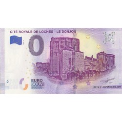 Billet souvenir - 37 - Cité Royale de Loches - Le donjon - 2019-2