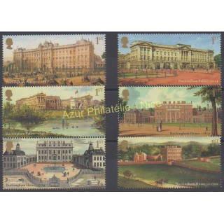 Timbres - Thème monuments - Grande-Bretagne - 2014 - No 3994/3999