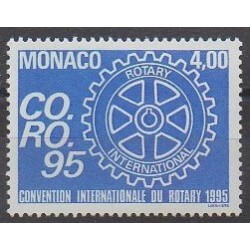 Monaco - 1995 - No 1973 - Rotary ou Lions club