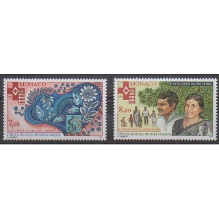 Buy this set of stamps of Monaco of the year 1995 (Nb 2000/2001).