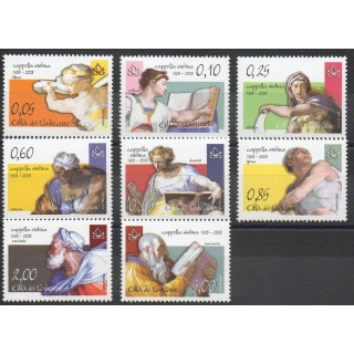 Timbres - Thème religions divers - Vatican - 2008- No 1456/1463