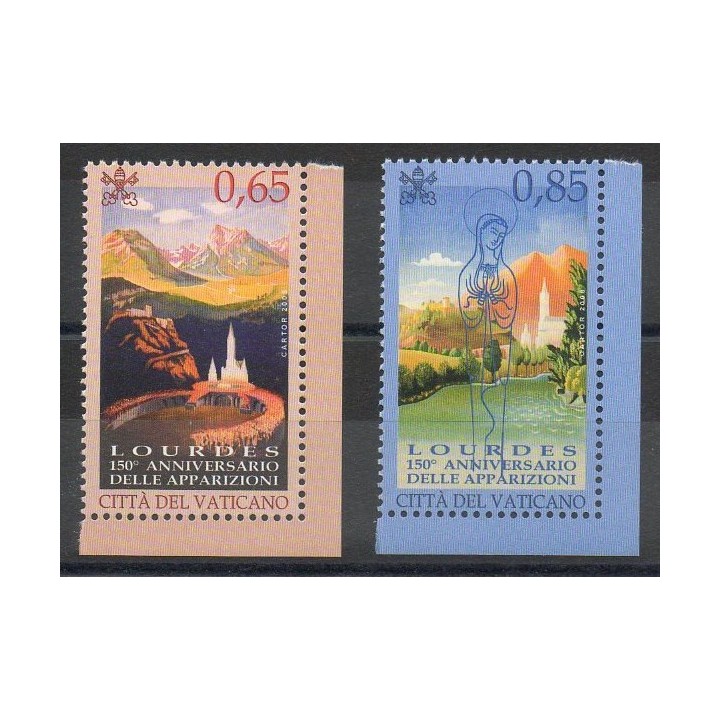 Timbres - Thème religions divers - Vatican - 2008- No 1464/1465