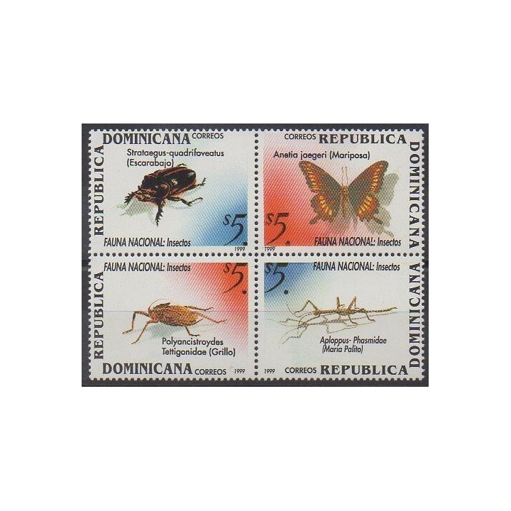 Buy this set of stamps of Republic Dominican  of the year 1999 (Nb 1388/1391).