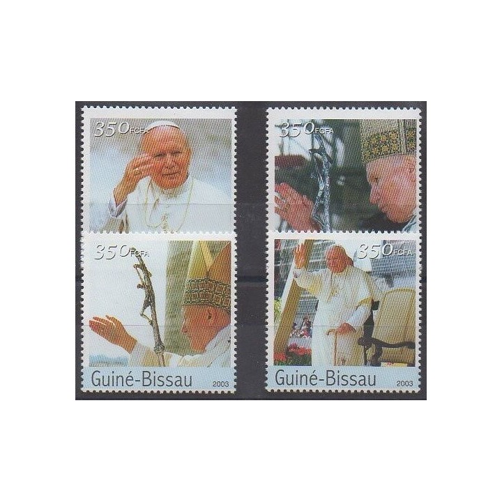 Buy this set of stamps of Guinea-Bissau of the year 2001 (Nb 1070/1073).