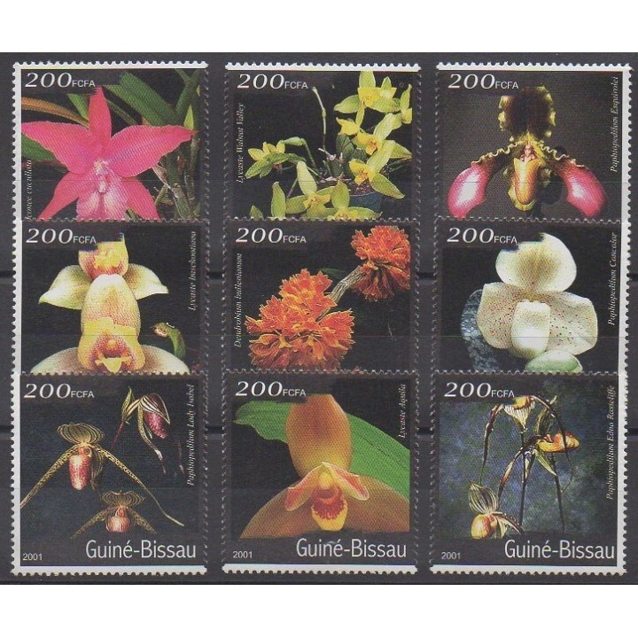 Acheter cette série de timbres de Guinée-Bissau de l'année 2001 (No 954/962).