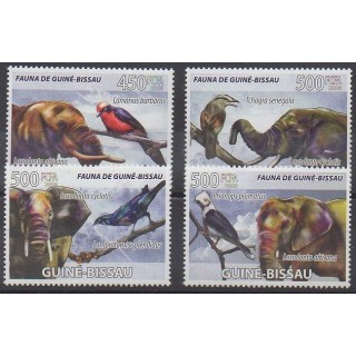 Acheter cette série de timbres de Guinée-Bissau de l'année 2008 (No 2530/2533).