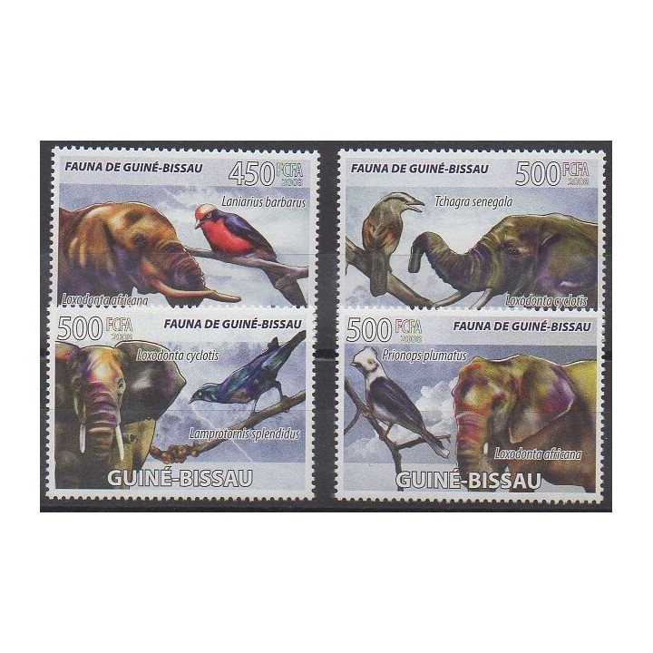 Buy this set of stamps of Guinea-Bissau of the year 2008 (Nb 2530/2533).