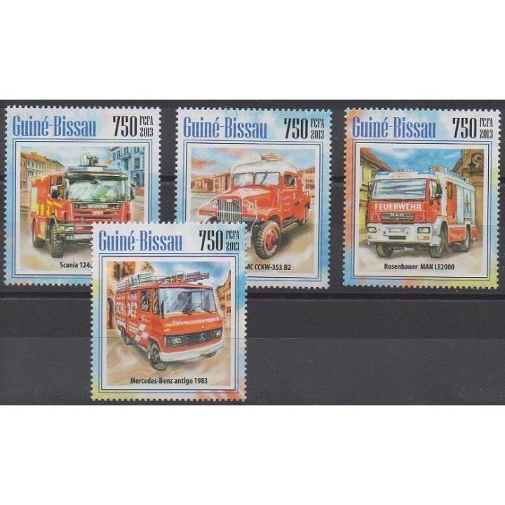 Buy this set of stamps of Guinea-Bissau of the year 2013 (Nb 5104/5107).