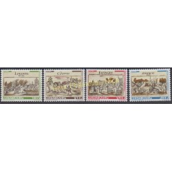Luxembourg - 2000 - No 1468/1471 - Monuments