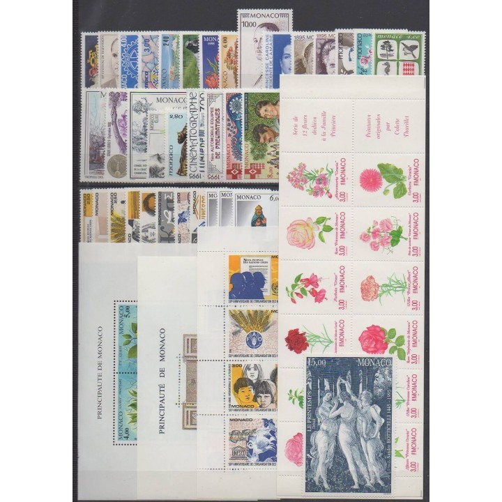 Acheter les timbres de Monaco  de l'année 1995 (No 1971/2025 - BF68/BF70).