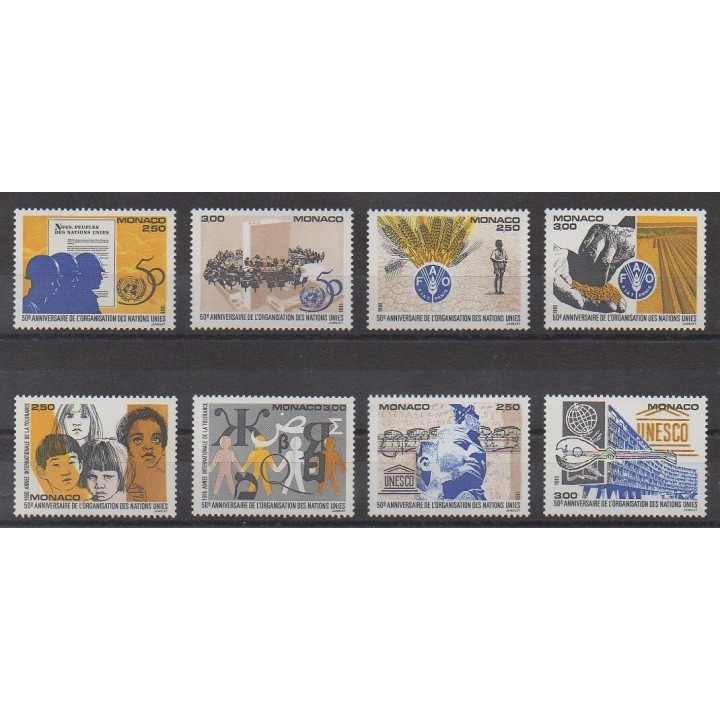 Buy this set of stamps of Monaco of the year 1995 (Nb 2002/2009).