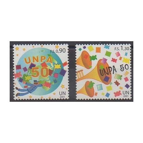 Nations Unies (ONU - Genève) - 2001 - No 439/440 - Service postal