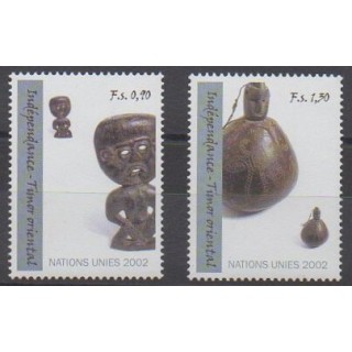 Acheter cette série de timbres des Nations Unies (ONU - Genève)  de l'année 2002 (No 451/452).