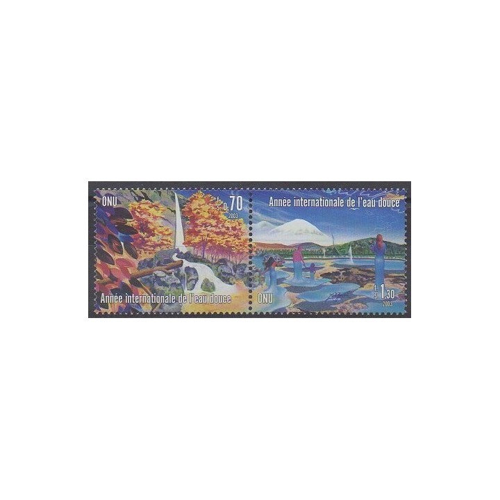 Acheter cette série de timbres des Nations Unies (ONU - Genève)  de l'année 2003 (No 482/483).