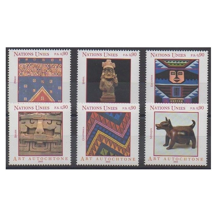 Acheter cette série de timbres des Nations Unies (ONU - Genève)  de l'année 2003 (No 471/476).