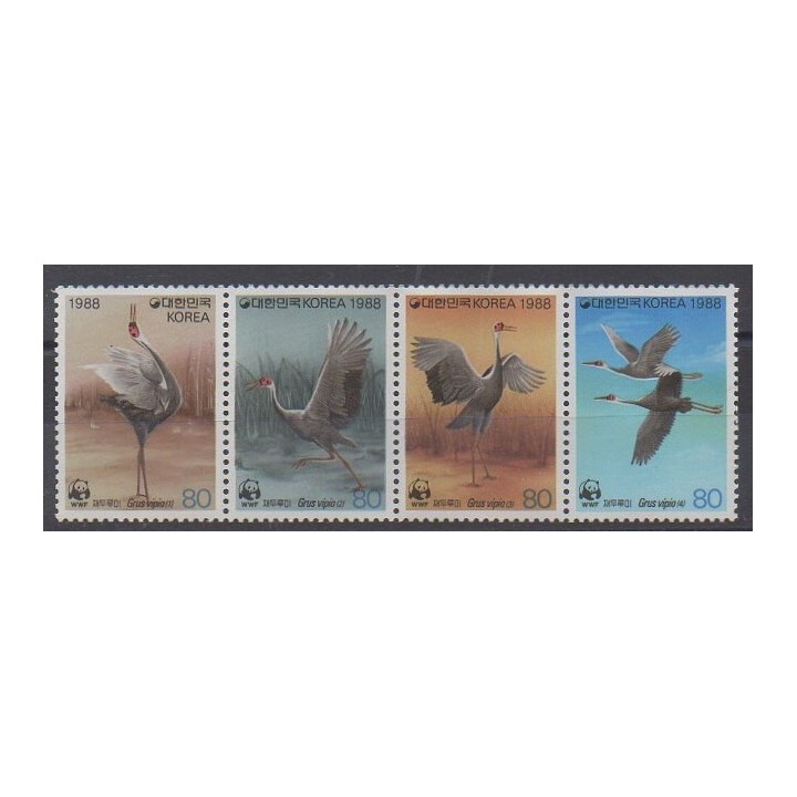 Buy this set of stamps of South Korea of the year 1988 (Nb 1400/1403).