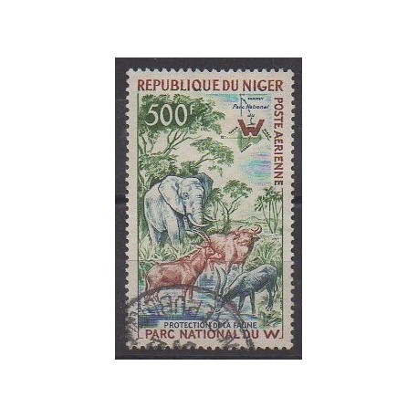 Niger - 1960 - Nb PA18 - Parks and gardens - Animals - Used