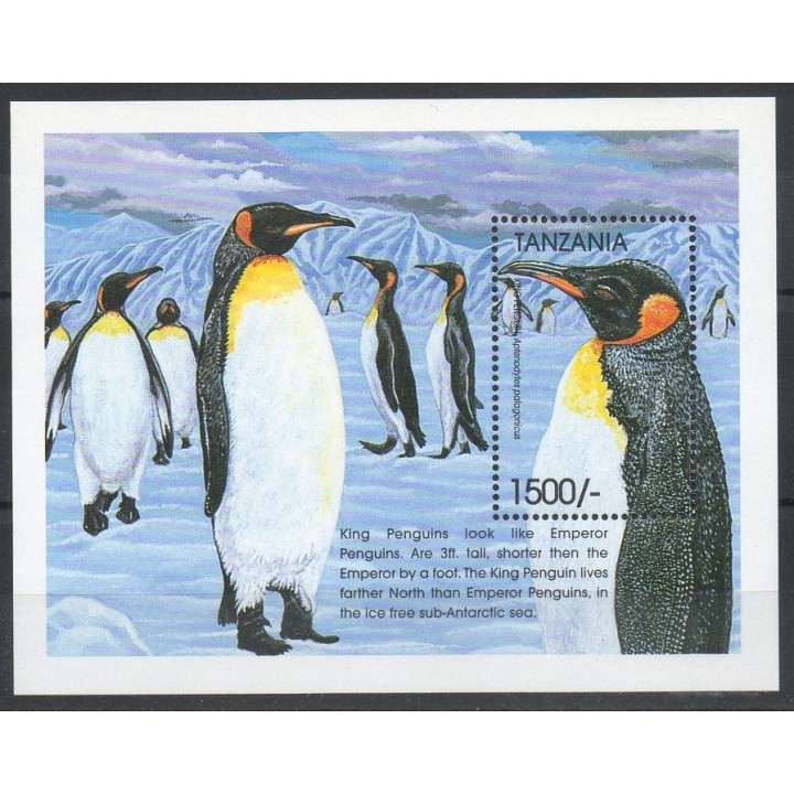 Timbres - Thème oiseaux - Tanzanie - 1999- No BF 435
