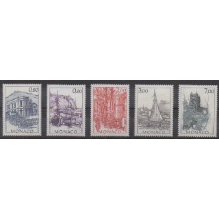 Acheter cette série de timbres de Monaco de l'année 1992 (No 1834/1838).